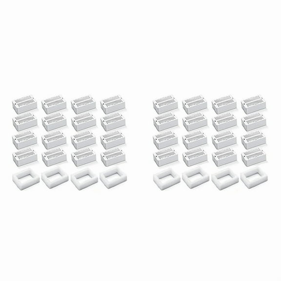 32X Cat Water Fountain Replacement Filters Cat Fountain Carbon Filters for Ceramic Pet Drinking Stainless Steel