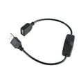 thumbnail image 1 of 32cm USB Power Extension Cord With Indication Light And Power Switching Button for USB Devices 5V2A Charging, 1 of 7