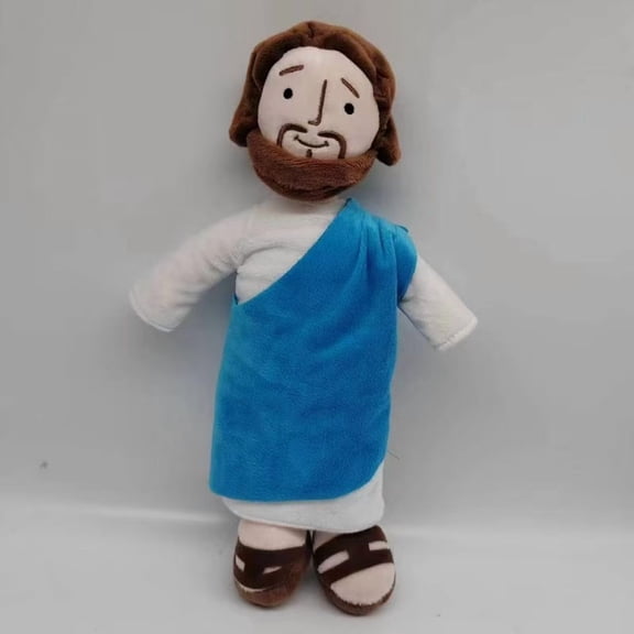 32cm simulation new Arab stuffed plush toy figurine, cartoon anime cute doll, Jesus praying to God home decoration