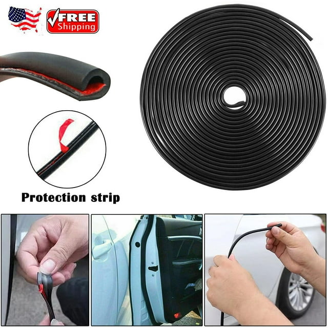 32ft/10M UShape Car Door Edge Guard Molding Trim Rubber Edge Strip
