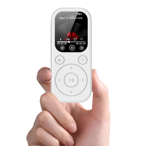 32gb MP3/MP4 Player 2.01" IPS Screen Portable Songs Player With BT 5.4 Video/Voice Recorder/FM Radio/E-Book 12 Hours Playback Lossless Sound