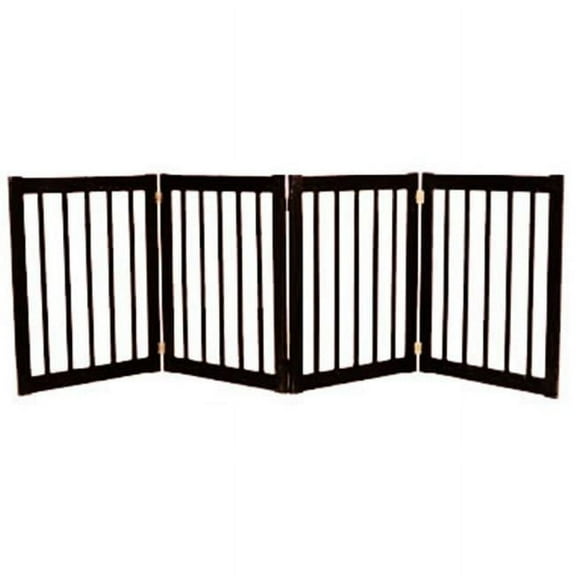 32in. 4-Panel Free Standing EZ Gate - Black