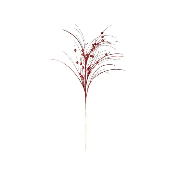 32in Christmas Decorative Branch with Gold Powder – Holiday Ball, Berry & Sequin Cuttings for Tree, Vase, Wreath, Party & Home Décor