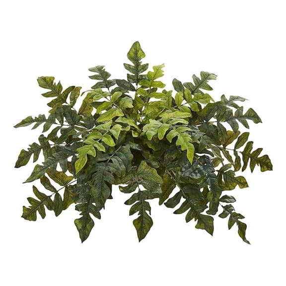 32in. Holly Fern Artificial Ledge Plant