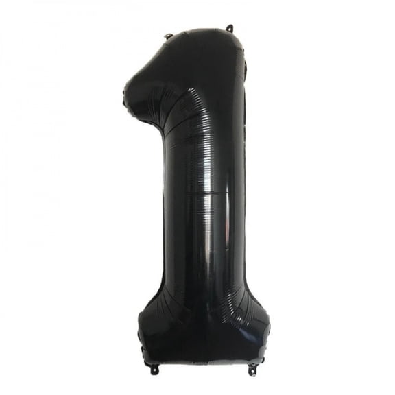 32inch Black Number Foil Balloons for Birthday Party Wedding Anniversary Baby Shower Decor 0 1 2 3 4 5 6 7 8 9 Digital Balloon