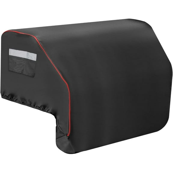 32inch Built-in Grill Cover for Bull 45005 Built in Gas Grill, Bull Outdoor Kitchen & Grill Head Cover, Heavy Duty Waterproof BBQ Grill Top Cover with Handle and Elastic Hem for Bull Lonestar 4 Burne