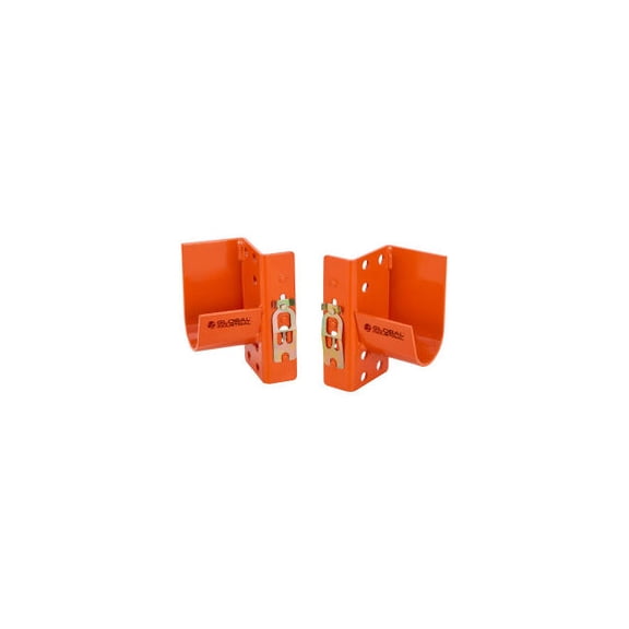Global Industrial Heavy Duty Pallet Rack Reel Axel Brackets Left & Right Pair