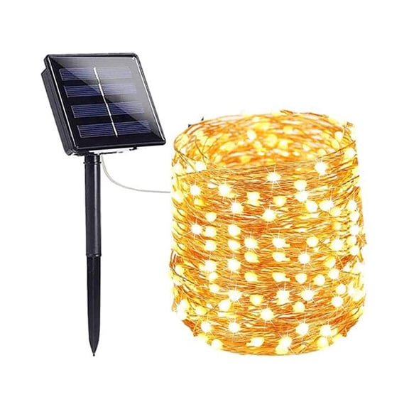32m/22m/11m/7m Solar LED Light Outdoor Festoon Lamp Garden Fairy Light String Waterproof Christmas Garland Yard Decoration Light