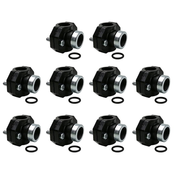 32mm 25mm 20mm Pipe Clamp 1/2'' Female Thread Connector PP Pipe Water Splitter Repair Reducing Coupling Fitting 20x20