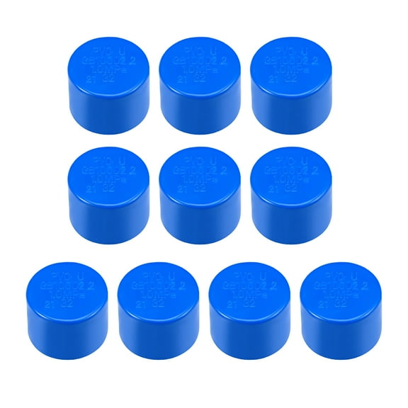 32mm Pipe Cap Fitting, Slip End Caps DWV(Drain Waste Vent) Blue 10Pcs