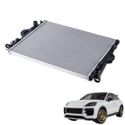 32mm Radiator 95810613200 Compatible with Porsche Cayenne 4.8L 3.0L 2011-2018   Replaces 958-106-132-00