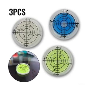 32mm Round Bullseye Precision Spirit Level Bubble Caravan, Shelves etc