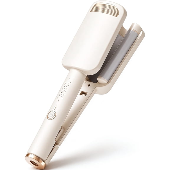 32mm U-Shaped Deep Wave Curling Iron, Ceramic Ionic Hair Curler