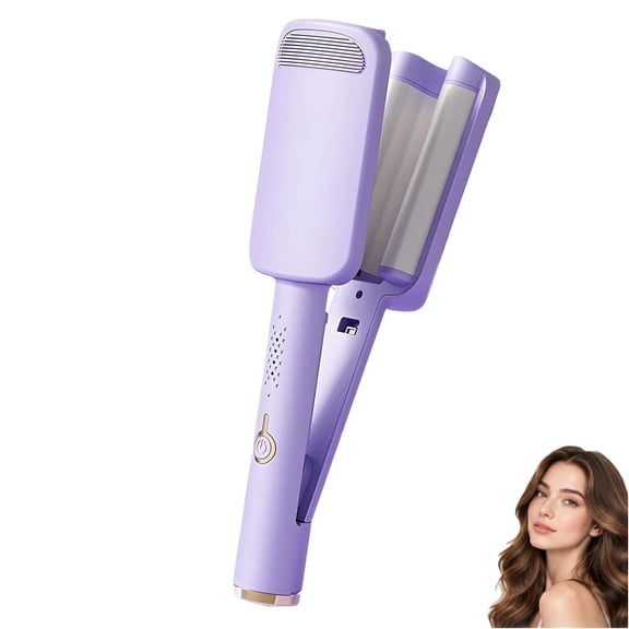 32mm Wavy Hair Curler, 4 Adjustable Temperature Settings,60-Minute Automatic Shut-Off Function, Easy To Handle