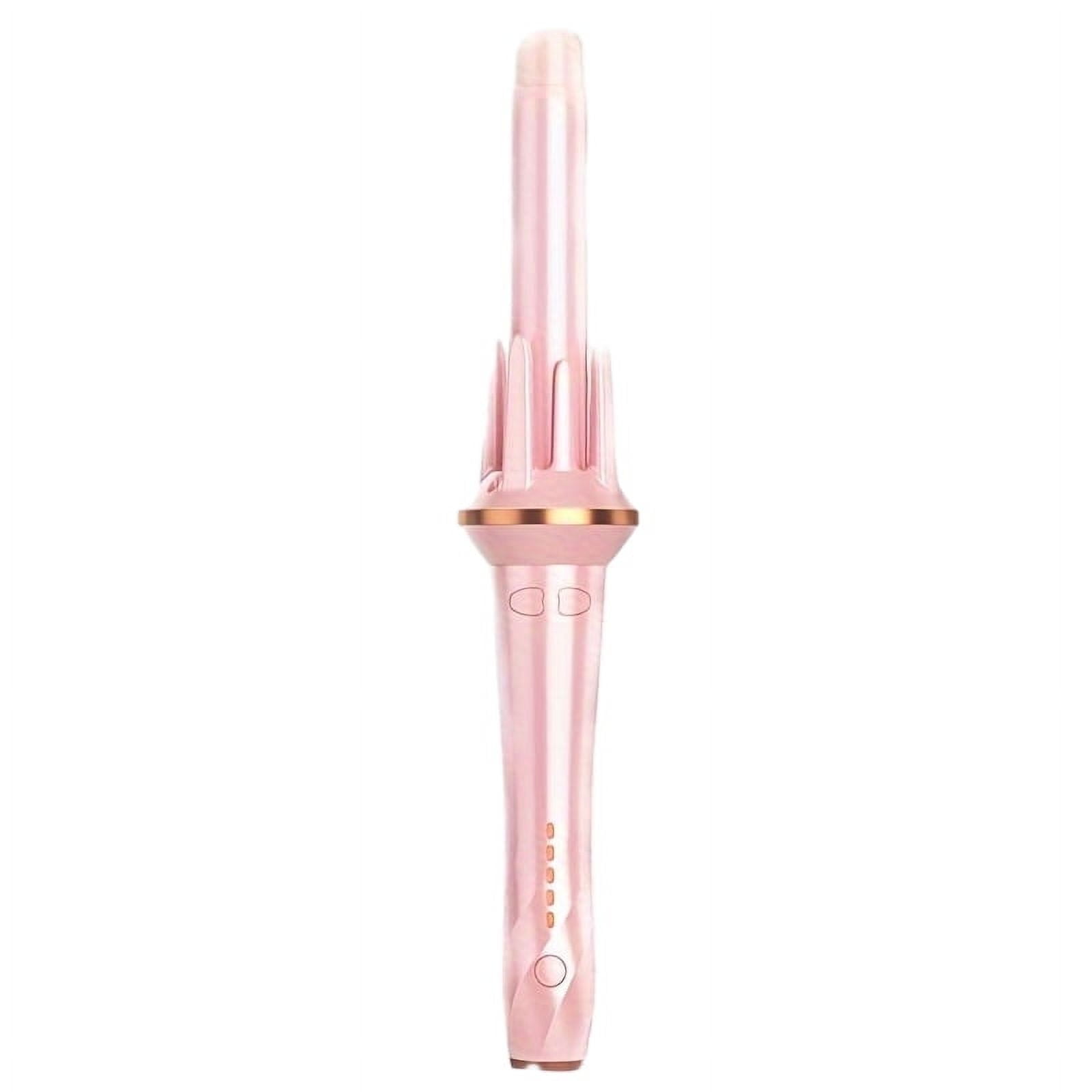32mm deluxe automatic rotating curling iron, easily curls and waves, provides preset temperature settings for every hair type