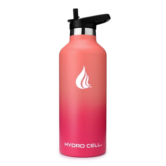 32oz (Fluid Ounces) Standard Mouth Hydro Cell Stainless Steel Water Bottle Coral/Punch