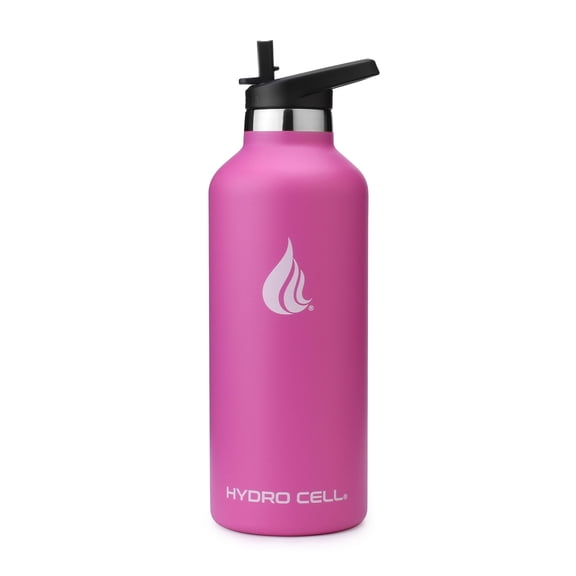 32oz (Fluid Ounces) Standard Mouth Hydro Cell Stainless Steel Water Bottle Fuchsia
