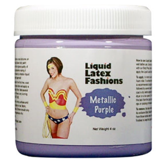 32oz Metallic Purple Liquid Latex *Ammonia Free* Body Paint