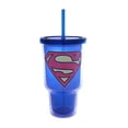 thumbnail image 1 of Silver Buffalo 230878 32 oz Superman Logo Plastic Jumbo Cold Cup, 1 of 2