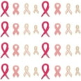 thumbnail image 1 of 32pcs Breast Cancer Awareness Pink Ribbon 4 Styles Iron on Sew on Ribbon Patches Embroidered Breast Cancer Ribbon Applique Patches for Sewing Clothes Dress Hat Jeans DIY Accessories, 1 of 9