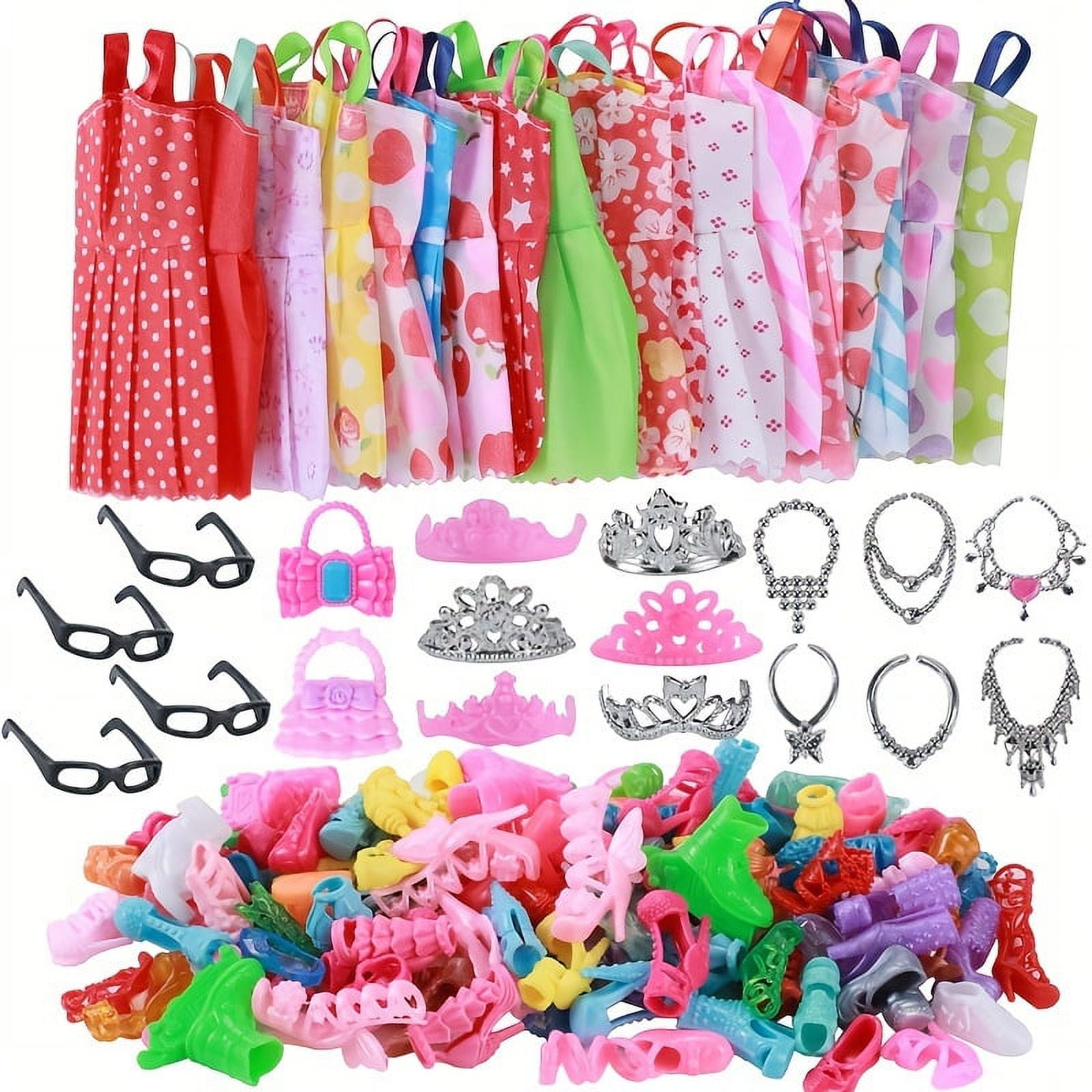 Barbie clothes and shoes set shop