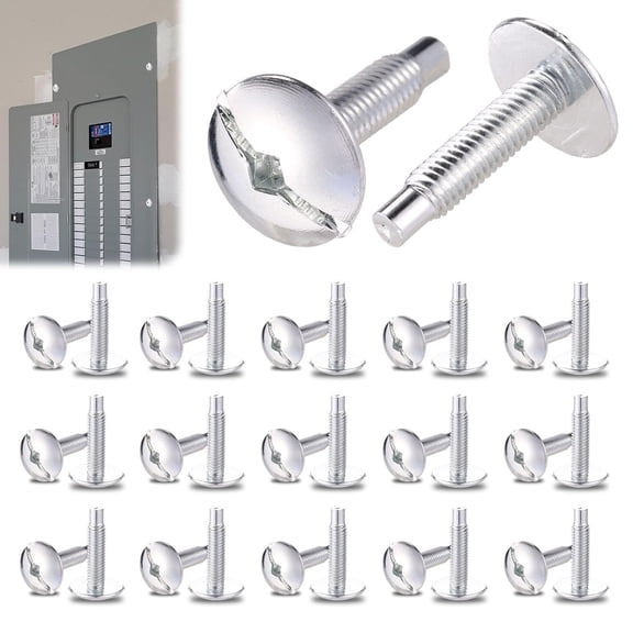 32pcs Load Center Cover Replacement Screws, Durable Electrical Panel Screws Compatible with Square D S106 & Siemens ECTS2 for QO & Homeline Panels Murray Load Centers
