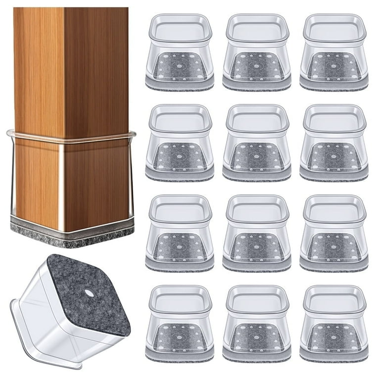 32pcs Square Chair Leg Floor Protectors,Furniture Pads for