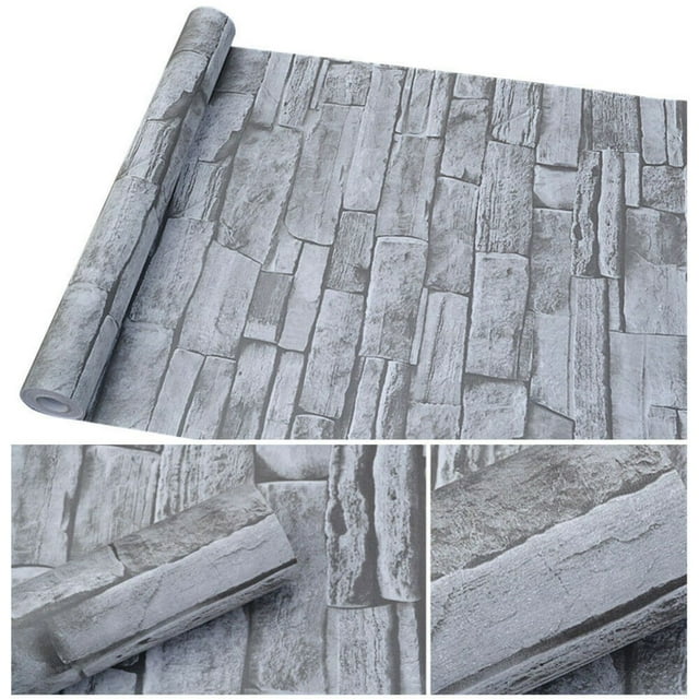 32x1.5ft 3D Wallpaper PVC Contact Paper Self Adhesive Roll Waterproof