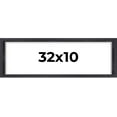 thumbnail image 1 of 32x10 Black Shadowbox Frame - Interior Size 32x10 by 1 Inches - Made to Display Items Up To 1 Inches Deep, 1 of 5