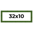 thumbnail image 1 of 32x10 Frame Green Burl Solid Wood Picture Frame | 1.75 Inches Moulding Width | Interior Frame Depth, 1 of 8
