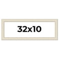thumbnail image 1 of 32x10 Frame White Real Wood Picture Frame Width 1.75 inches | Interior Frame Depth 0.5 inches |, 1 of 8