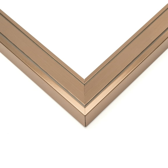32x11 Frame Brown Solid Wood Picture Frame Width 1.25 Inches | Interior Frame Depth 0.75 Inches |