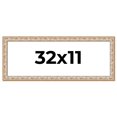 thumbnail image 1 of 32x11 Frame White Real Wood Picture Frame Width 1.5 inches | Interior Frame Depth 0.5 inches |, 1 of 8