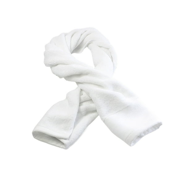 32x110cm Cotton Sports Towel Sweat Absorbent Lightweight Workout Towel for Gym Yoga Running Outdoor Exercise Travel