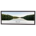 thumbnail image 1 of 32x13 Rustic Brown Real Wood Picture Frame Width 0.75 inches | Interior Frame Depth 0.5 inches |, 1 of 8