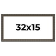 thumbnail image 1 of 32x15 Frame Black Bamboo Solid Wood Picture Frame Width 1.5 Inches | Interior Frame Depth 0.5, 1 of 8