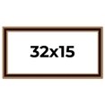 thumbnail image 1 of 32x15 Frame Gold Brown Plein Air Vintage Solid Wood Picture Frame | 1.75 Inches Moulding Width |, 1 of 8