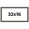 thumbnail image 1 of 32x16 Frame Black Bamboo Solid Wood Picture Frame Width 1.5 Inches | Interior Frame Depth 0.5, 1 of 8