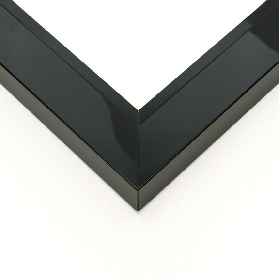 32x16 Frame Black Solid Wood Picture Frame Width 1.625 Inches | Interior Frame Depth 0.6875 Inches