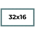 thumbnail image 1 of 32x16 Frame Blue Rustic Barnwood Solid Wood Picture Frame Width 1.25 Inches | Interior Depth 0.5, 1 of 8