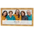 thumbnail image 1 of 32x16 Frame Gold Bamboo Solid Wood Picture Frame | 1 Inch Moulding Width | Interior Frame Depth, 1 of 8