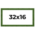 thumbnail image 1 of 32x16 Frame Green Burl Solid Wood Picture Frame | 1.75 Inches Moulding Width | Interior Frame Depth, 1 of 8