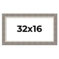 thumbnail image 1 of 32x16 Frame Grey Real Wood Picture Frame Width 2.75 Inches | Interior Frame Depth 0.5 Inches |, 1 of 8