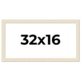 thumbnail image 1 of 32x16 Frame White Real Wood Picture Frame Width 1.5 inches | Interior Frame Depth 0.5 inches | Barn, 1 of 8