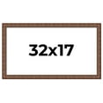 thumbnail image 1 of 32x17 Dark Brown Bamboo Real Wood Picture Frame Width 1.5 inches | Interior Frame Depth 0.5 inches, 1 of 8