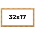 thumbnail image 1 of 32x17 Frame Gold Real Wood Picture Frame Width 1.5 inches | Interior Frame Depth 0.5 inches |, 1 of 8