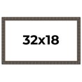 thumbnail image 1 of 32x18 Frame Black Bamboo Solid Wood Picture Frame Width 1.5 Inches | Interior Frame Depth 0.5, 1 of 8