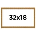 thumbnail image 1 of 32x18 Frame Black and Gold Distressed Solid Wood Sonoma Picture Frame | 1.625 Inch Moulding Width |, 1 of 8