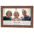 thumbnail image 1 of 32x18 Frame Brown Farmhouse Solid Wood Picture Frame Width 1.5 Inches | Interior Frame Depth 0.5, 1 of 8