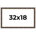 thumbnail image 1 of 32x18 Frame Gold Real Wood Picture Frame Width 1.5 inches | Interior Frame Depth 0.5 inches |, 1 of 8